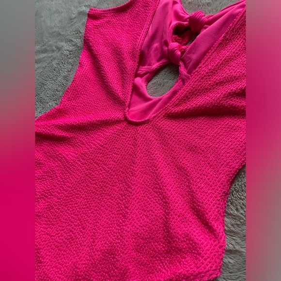 NWOT Arizona Hot Pink Bathing Suit - Picture 6 of 6